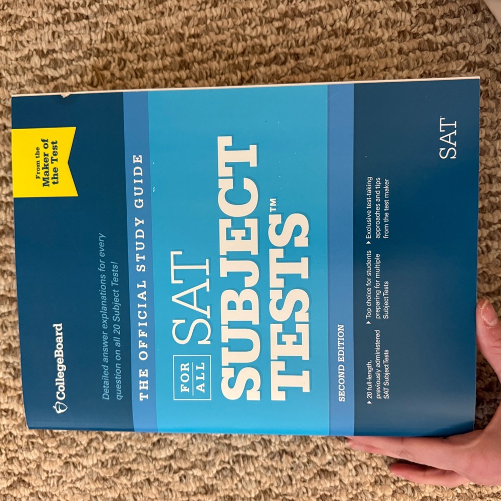 SAT Subject Tests Official Study Guide